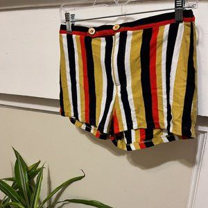 Urban Outfitters Striped 70s style shorts